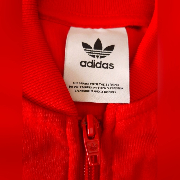 ADIDAS Originals Track Jacket Red Sz men's Medium - Picture 5 of 9